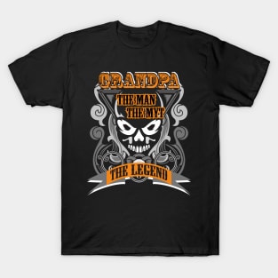 Biker Grandpa The Man The Myth T-Shirt